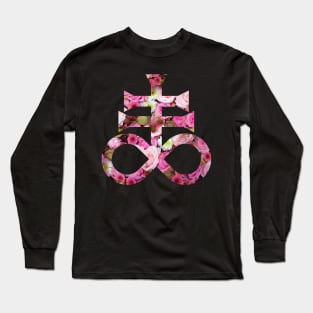 Floral Leviathan's Cross Long Sleeve T-Shirt